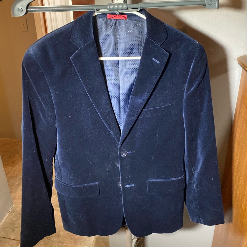 Men's ALFANI Slim-Fit Solid Velvet Blazer